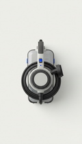 Top-down steam cleaner for controlled cleaning